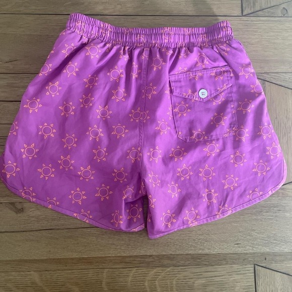 Men's Kortni Jeane Retro Swim Shorties Limited Edition Sun Pattern Sz S Beach - Picture 3 of 3